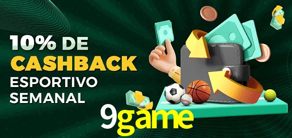 10% de bônus de cashback na 9game